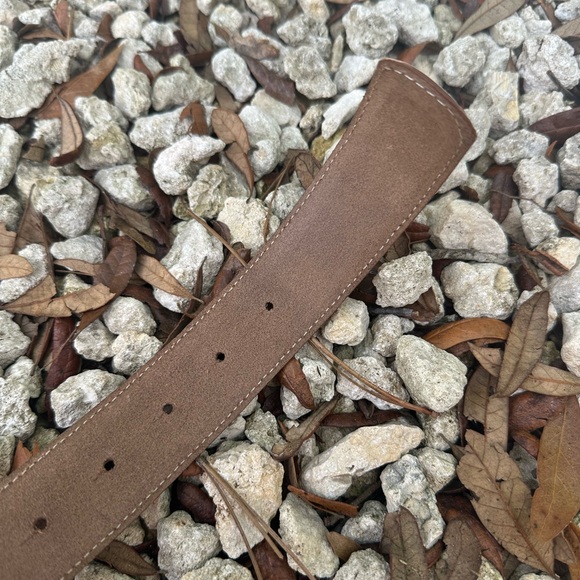 GG Gucci Emblematic Marmont Brown Leather Belt Silver Buckle L - Picture 6 of 15